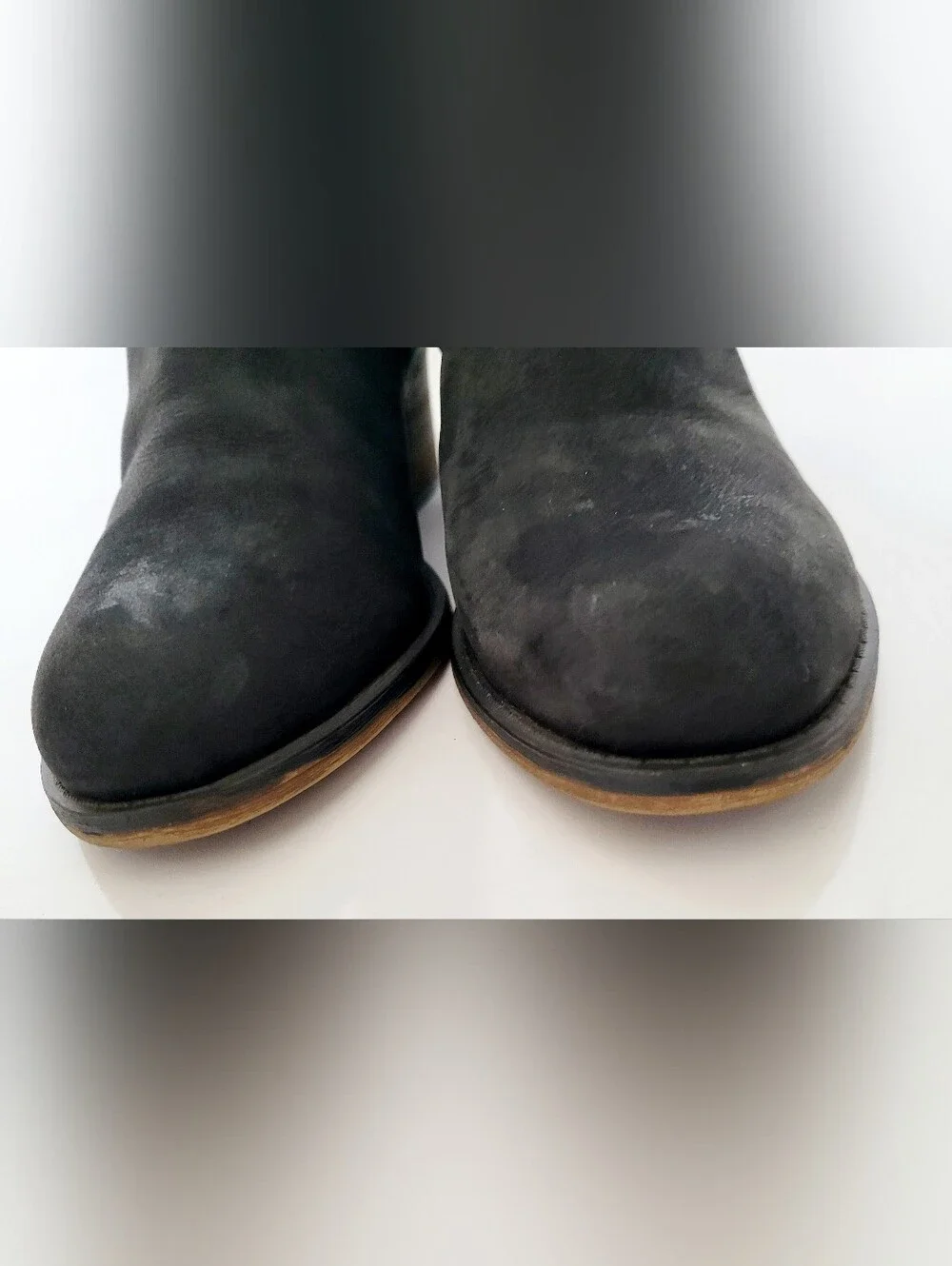 Franco Sarto Larisa 2 Nubuck Leather Moto Ankle Boots 2